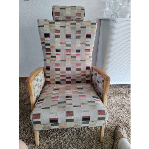ligstoel - fauteuil 70tiger jaren afbeelding 2