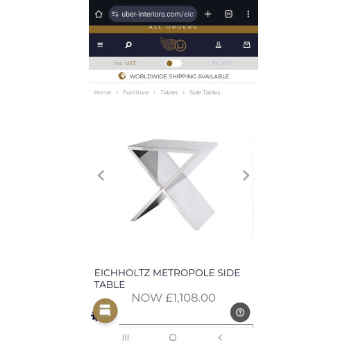 EICCHOLTZ set bijzettafels afbeelding 2