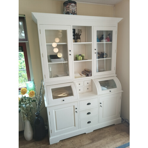 whitewash buffetkast (Durian Hout) afbeelding