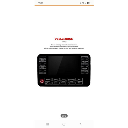 Massagestoel afbeelding 3