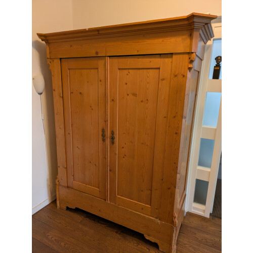 Vintage kast, grenen afbeelding