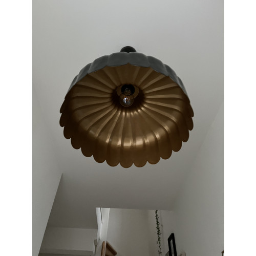 Wells hanglamp - P&R Home - zwart/messing afbeelding 3
