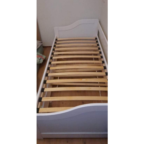 Bed met lattenbodem en matras afbeelding 3