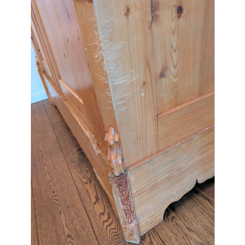 Vintage kast, grenen afbeelding 3