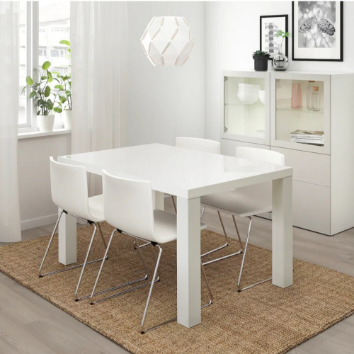 Witte IKEA tafel 160x90 afbeelding 3