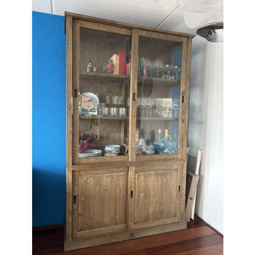 Riviera Maison vitrinekast Blue Hills Cabinet aangeboden afbeelding