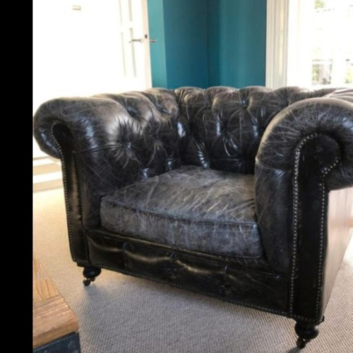 Chesterfield fauteuil Vintage afbeelding