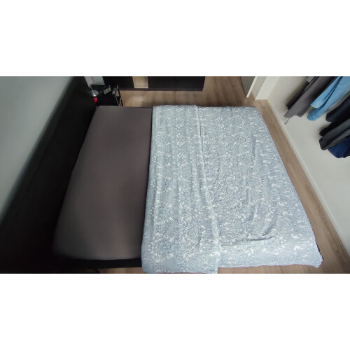 KINGSIZE bed + matras, molton & hoeslaken afbeelding 3
