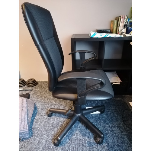 Bureaustoel (office chair) SUNDS zwart JYSK afbeelding 3