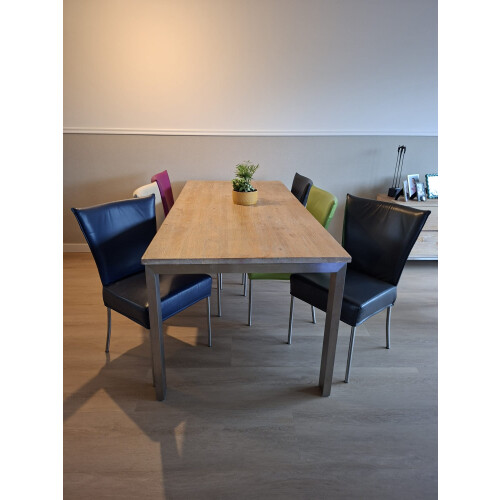 Eettafel met 6 stoelen afbeelding