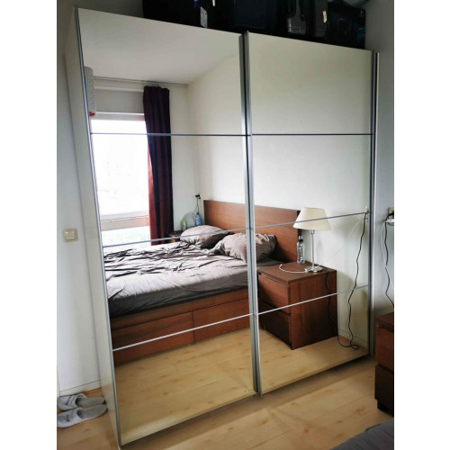 Kledingkast - Wardrobe with sliding door and mirror afbeelding