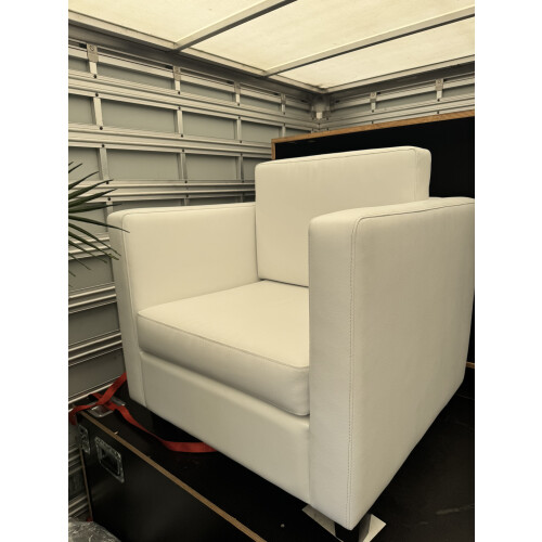 Relax fauteuil faux leder afbeelding 2