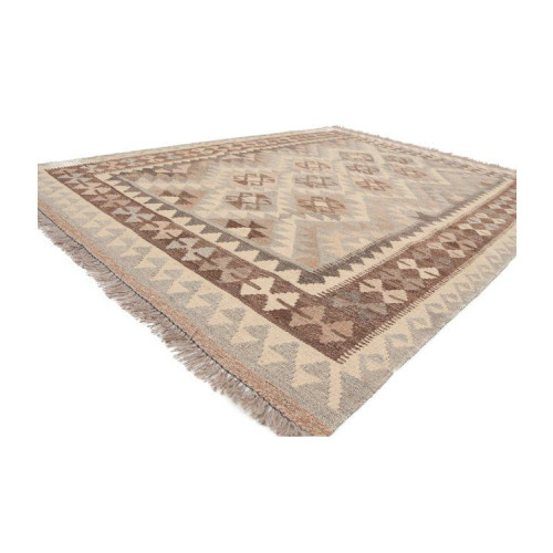 170x128 cm Handgemaakt Natural Kelim Wol Tapijt afbeelding 2