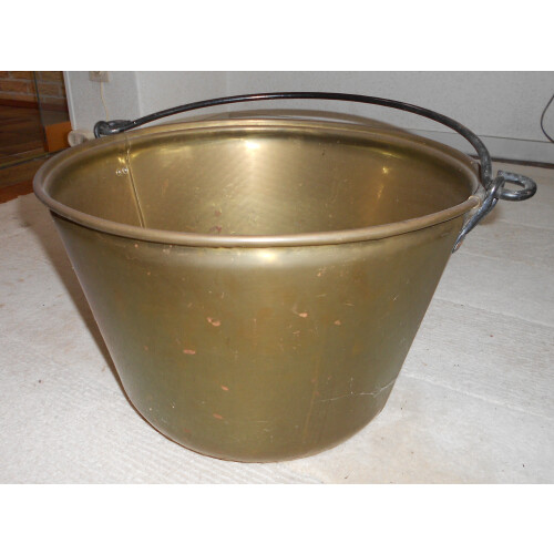 Messing bak ,leuk voor bloemen of planten afbeelding 3