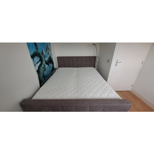 Unix bed Liv antreciet tweepersoons boxspring 160x200 cm afbeelding