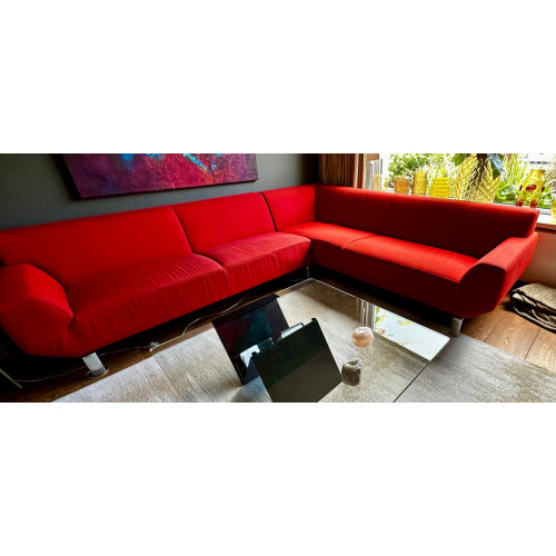 rode design hoekbank afbeelding