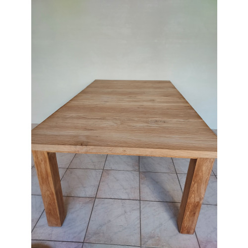 Gerecycled teak houten  tafel afbeelding 3